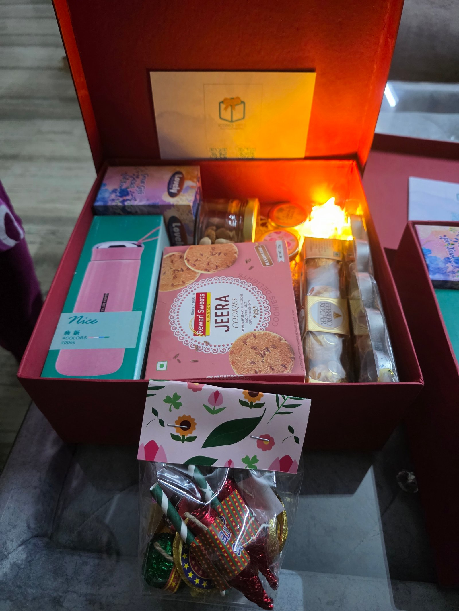 Festive Diwali celebration hamper by Iconiq Gifts — past work sample.